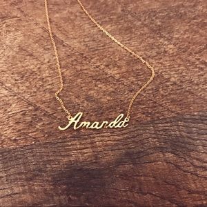 Amanda name necklace
